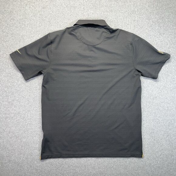 Nike Dri-Fit NFL New Orleans Saints Polo Shirt Men’s Medium Gray Golf Activewear - Picture 9 of 14